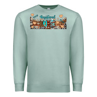 Seafoam registered nurse libbey glass Premium Sweatshirt - BundleAndBundleShop