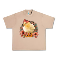Burro Chick with Flowers Leopard Background Urban Heavy Tee - Bettercallsaul