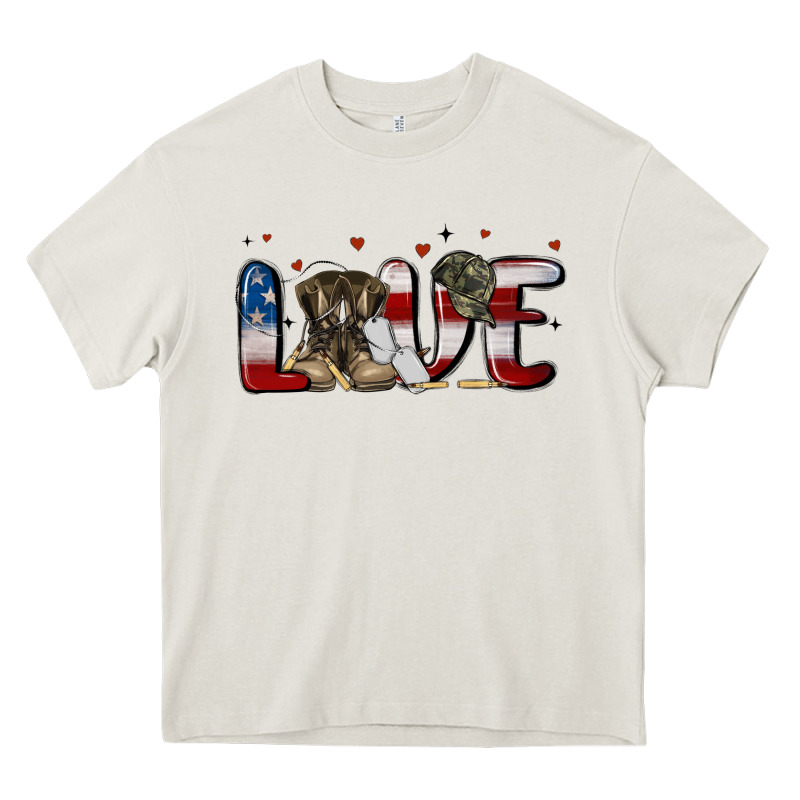 Love Army Heavy Core Tee by MaliasSmallBusiness | Teevron