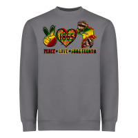 Storm peace love juneteenth Heavyweight Sweatshirt - CowGirlArtShop