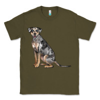 Army Green catahoula leopard dog Classic Tee - LillyAllenDesigns