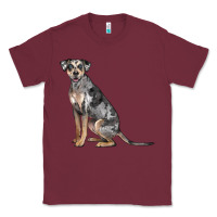 Burgundy catahoula leopard dog Classic Tee - LillyAllenDesigns