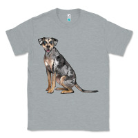 Heather Grey catahoula leopard dog Classic Tee - LillyAllenDesigns