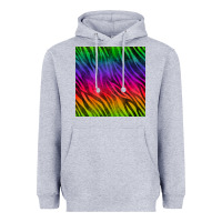 Heather Grey colorful zebra seamless pattern Heavyweight Hoodie - BundleAndBundleShop