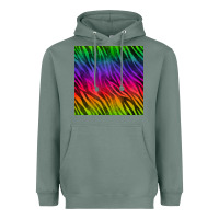 Sage colorful zebra seamless pattern Heavyweight Hoodie - BundleAndBundleShop