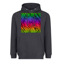 Smoke colorful zebra seamless pattern Heavyweight Hoodie - BundleAndBundleShop
