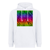 White colorful zebra seamless pattern Heavyweight Hoodie - BundleAndBundleShop