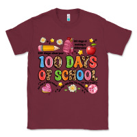 Burgundy 100 days of school Classic Tee - Artiststas