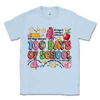 Dusty Blue 100 days of school Classic Tee - Artiststas