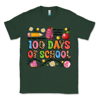 Sports Green 100 days of school Classic Tee - Artiststas