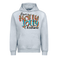 Heather Grey have a holly jolly christmas Urban Hoodie - CowhideDigitalArt