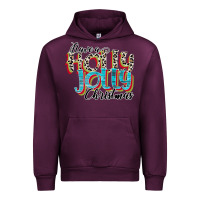 Mauve Wine have a holly jolly christmas Urban Hoodie - CowhideDigitalArt