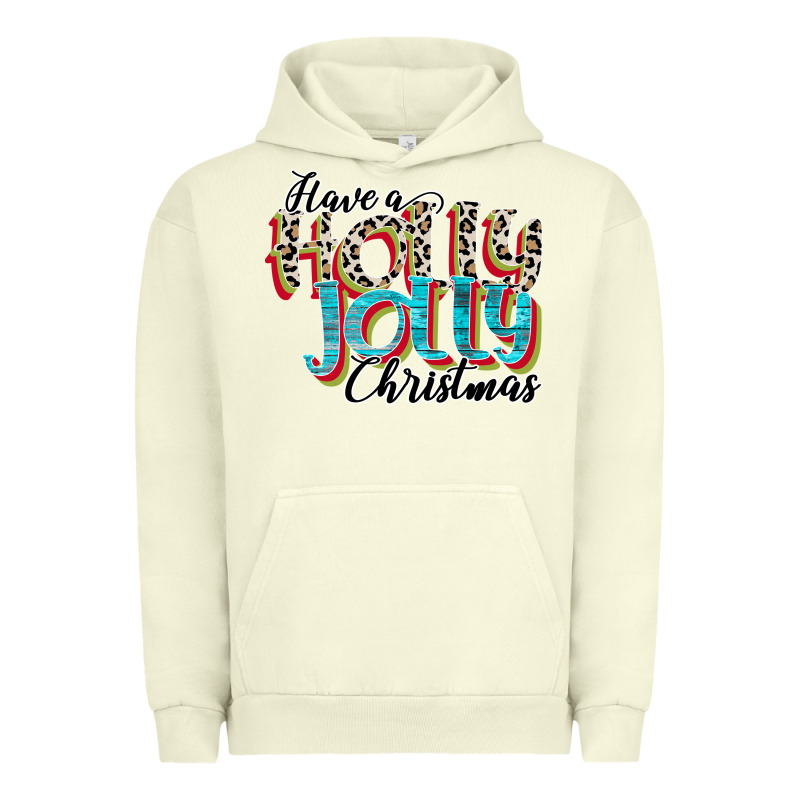 Have A Holly Jolly Christmas Urban Hoodie by CowhideDigitalArt | Teevron