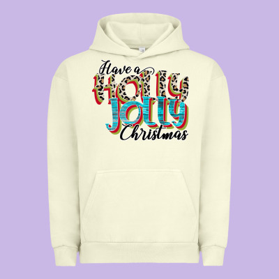 Have A Holly Jolly Christmas Urban Hoodie Designed By Cowhidedigitalart