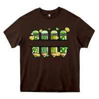 Chocolate Brown patricks day pencils Heavy Core Tee - MaliasSmallBusiness