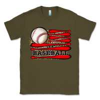 Army Green leopard baseball flag Classic Tee - JahusDesignShop