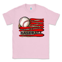 Bubblegum Pink leopard baseball flag Classic Tee - JahusDesignShop