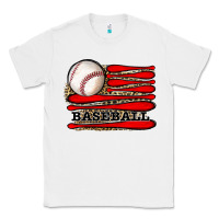White leopard baseball flag Classic Tee - JahusDesignShop