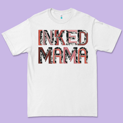 Inked Mama Premium Tee Designed By Jahusdesignshop