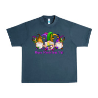 Midnight Navy happy mardi gras y'all gnomes Urban Heavy Tee - RanaPortraitStore