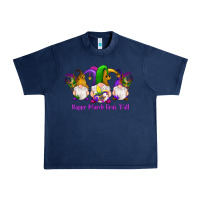 Navy happy mardi gras y'all gnomes Urban Heavy Tee - RanaPortraitStore