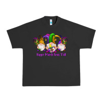 Pigment Black happy mardi gras y'all gnomes Urban Heavy Tee - RanaPortraitStore
