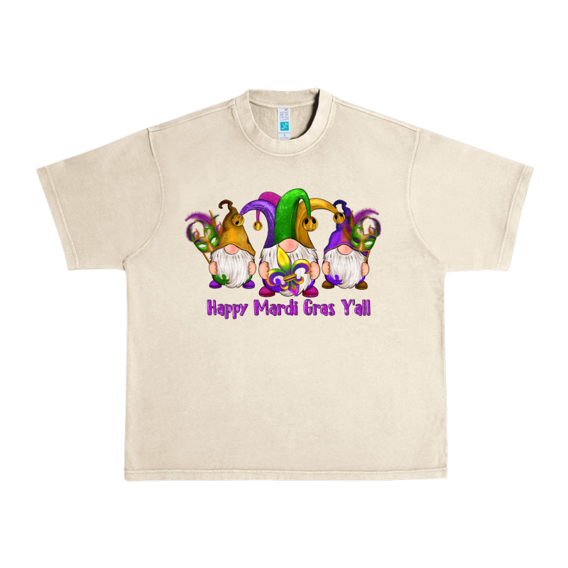 Happy Mardi Gras Y'all Gnomes Urban Heavy Tee by RanaPortraitStore | Teevron