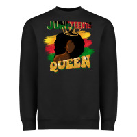 Black juneteenth queen black woman afro queen Heavyweight Sweatshirt - CowGirlArtShop