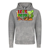Cloud Rock let's fiesta taco and beer Vintage Hoodie - BarkalooDesign