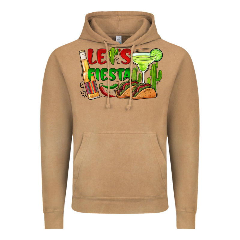 Let's Fiesta Taco And Beer Vintage Hoodie by BarkalooDesign | Teevron