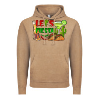 Vintage Coffee let's fiesta taco and beer Vintage Hoodie - BarkalooDesign