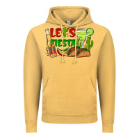 Vintage Mustard let's fiesta taco and beer Vintage Hoodie - BarkalooDesign