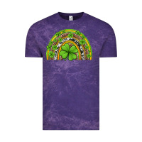 Cloud Purple western st patricks rainbow Vintage Tee - Jasminsmagicworld