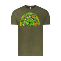 Vintage Olive western st patricks rainbow Vintage Tee - Jasminsmagicworld