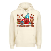 Sandshell American Football Coffee Cup Premium Hoodie - FaDigitalArtStudio