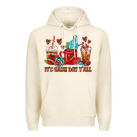 Tofu American Football Coffee Cup Premium Hoodie - FaDigitalArtStudio