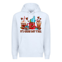 White American Football Coffee Cup Premium Hoodie - FaDigitalArtStudio