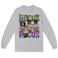 Moon Dust Hocus Pocus with Skeletons Long Sleeve Tee - texasbilliewilder