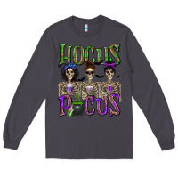 Smoke Hocus Pocus with Skeletons Long Sleeve Tee - texasbilliewilder