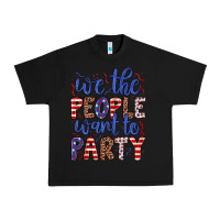 Black we the people want to party Urban Heavy Tee - JahusDesignShop