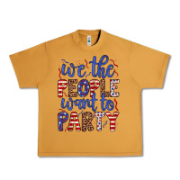 Peanut Butter we the people want to party Urban Heavy Tee - JahusDesignShop