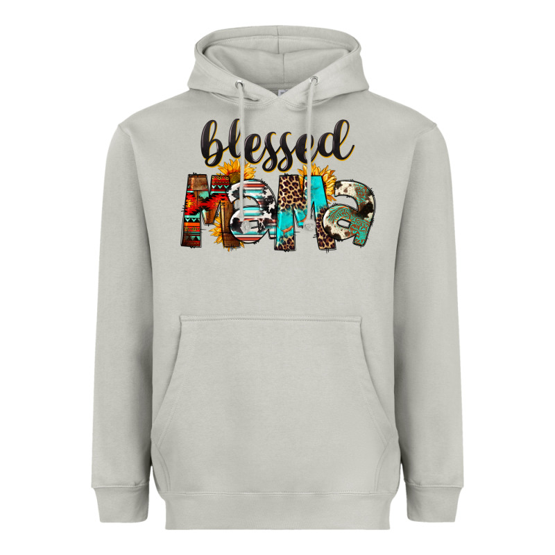 Blessed Mama Heavyweight Hoodie by FaDigitalArtStudio | Teevron