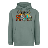 Sage Blessed Mama Heavyweight Hoodie - FaDigitalArtStudio