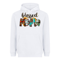 White Blessed Mama Heavyweight Hoodie - FaDigitalArtStudio