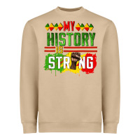 Mushroom my history is strong Heavyweight Sweatshirt - CowGirlArtShop