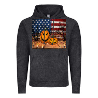 Vintage Black halloween american flag tumbler Vintage Hoodie - Jasminsmagicworld
