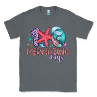 Charcoal Heather 100 mermazing days Classic Tee - Artiststas
