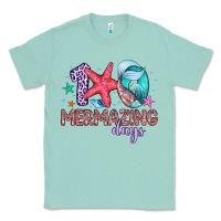 Seafoam 100 mermazing days Classic Tee - Artiststas