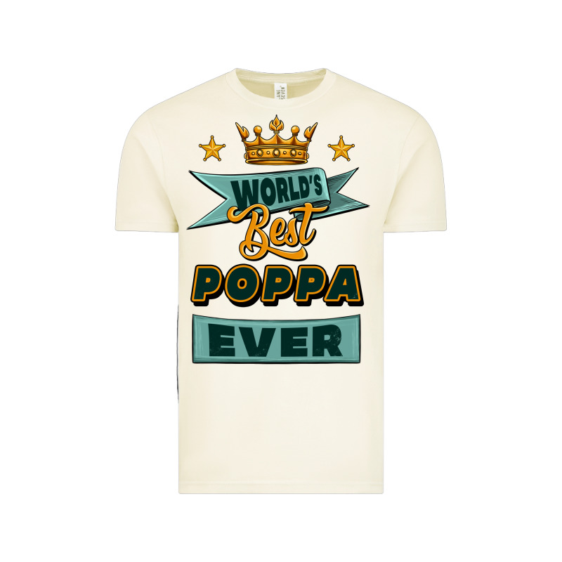 World's Best Poppa Ever Vintage Tee by Jasminsmagicworld | Teevron