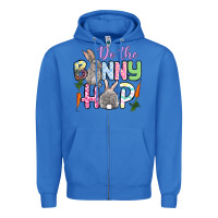 True Royal Do the bunny hop Easter Zipper Hoodie - OliviaCreatesArt